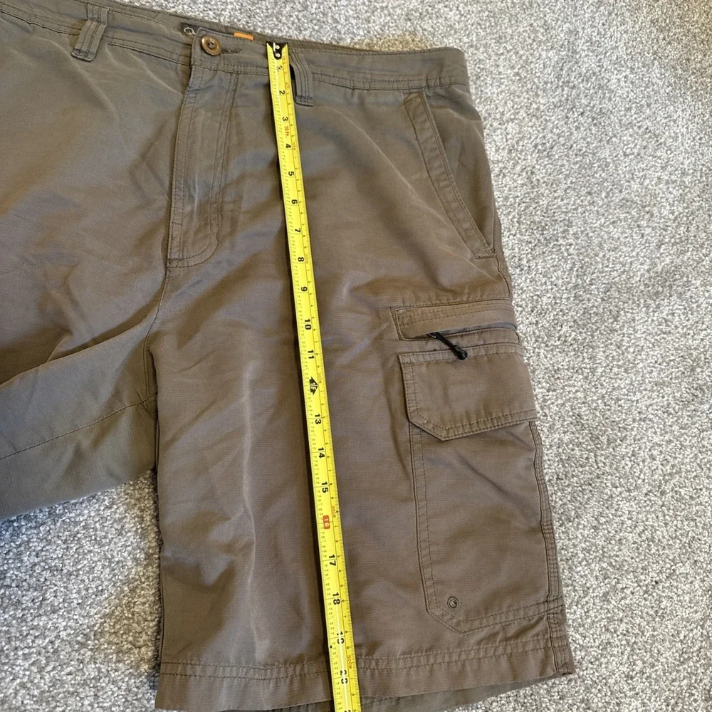 Vtg Quicksilver Waterman Collection Shorts 36 Khaki Cargo Outdoor Adventure Wear - Picture 7 of 11